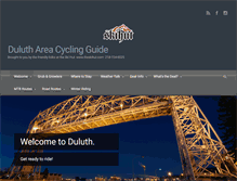 Tablet Screenshot of bikeduluth.com